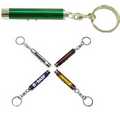 Green 2-In-1 Laser Pointer LED Flashlight Key Chain